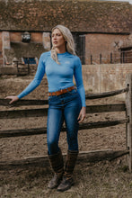 Load image into Gallery viewer, Crew Neck Base Layer – Sky Blue